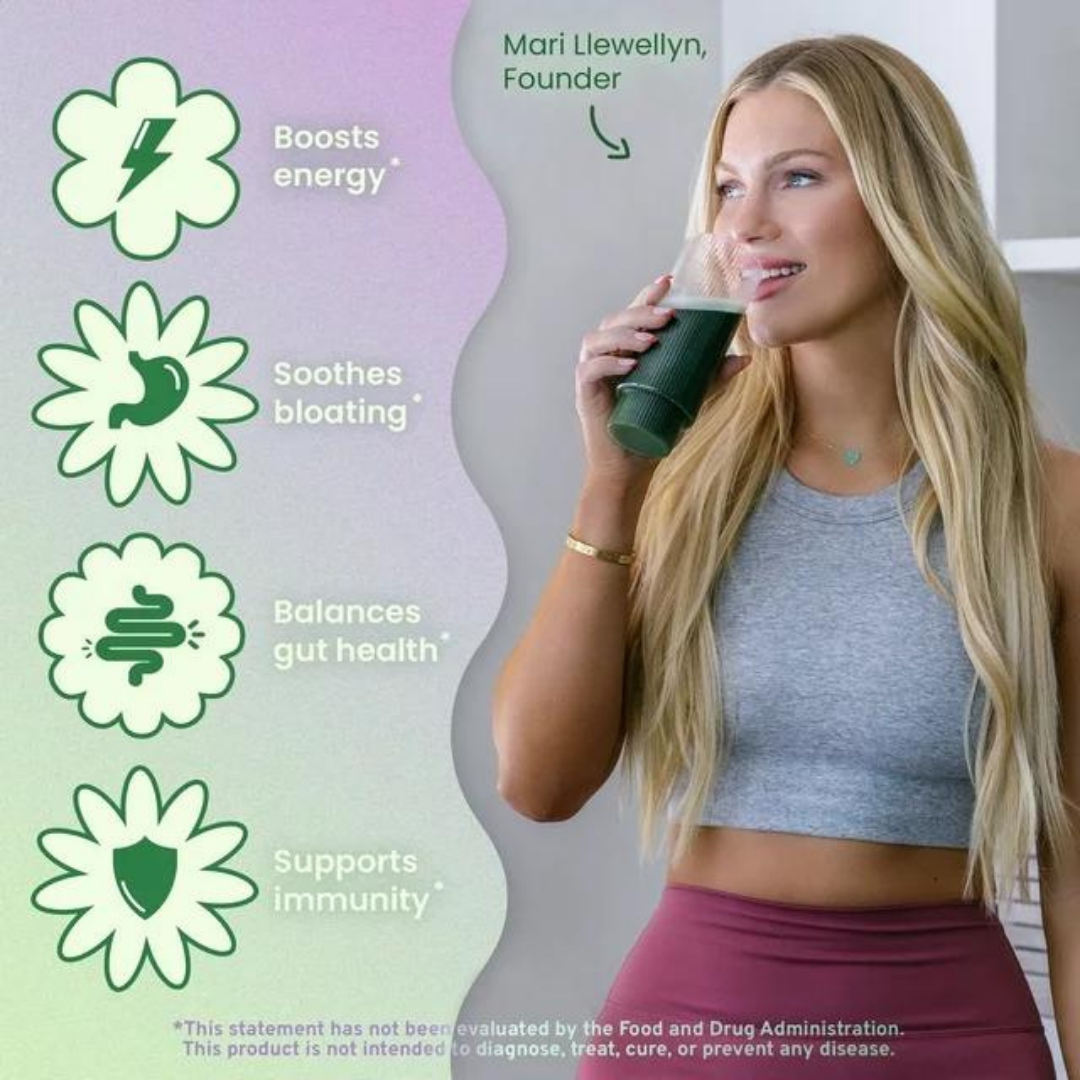 Bloom Super Greens Powder Smoothie & Juice Mix (136g) 25 Servings