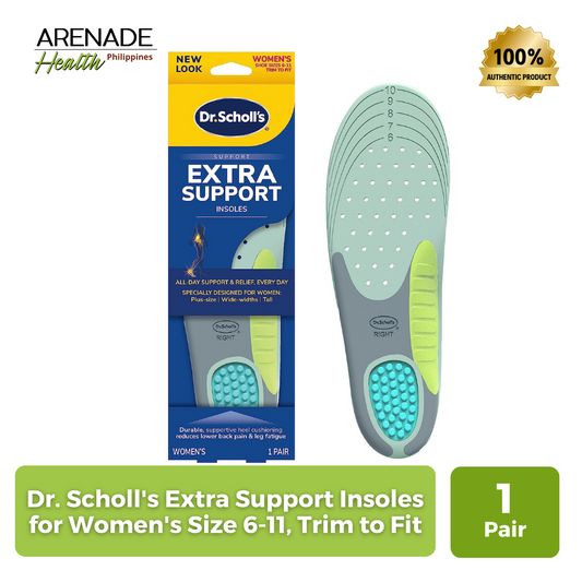 Dr. Scholl's Extra Support Insoles for Women's Size 6-11, Trim to Fit (1 Pair)