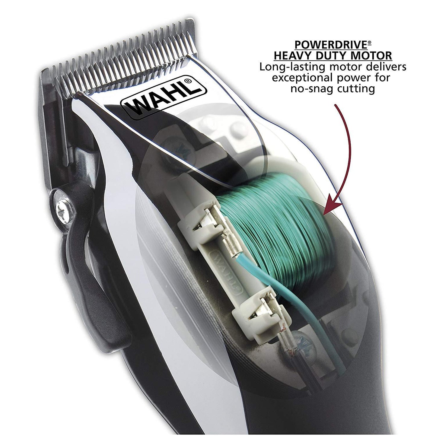 Wahl Chrome Pro Complete Haircutting Kit for Men – Powerful Total Body Clipping, Trimming, & Grooming - Model 79524-2501