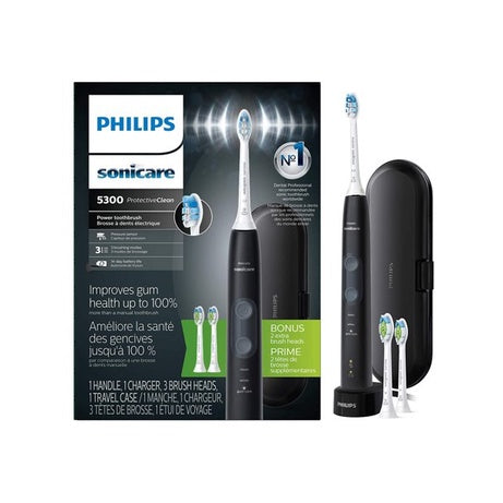 Philips Sonicare ProtectiveClean 5300 Rechargeable Electric Power Toothbrush Black HX6423/34