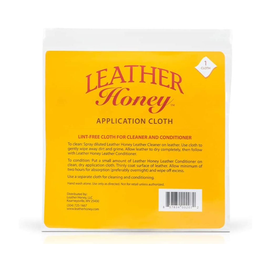 Leather Honey Lint - Application Cloth For Cleaner And Conditioner 1 Count