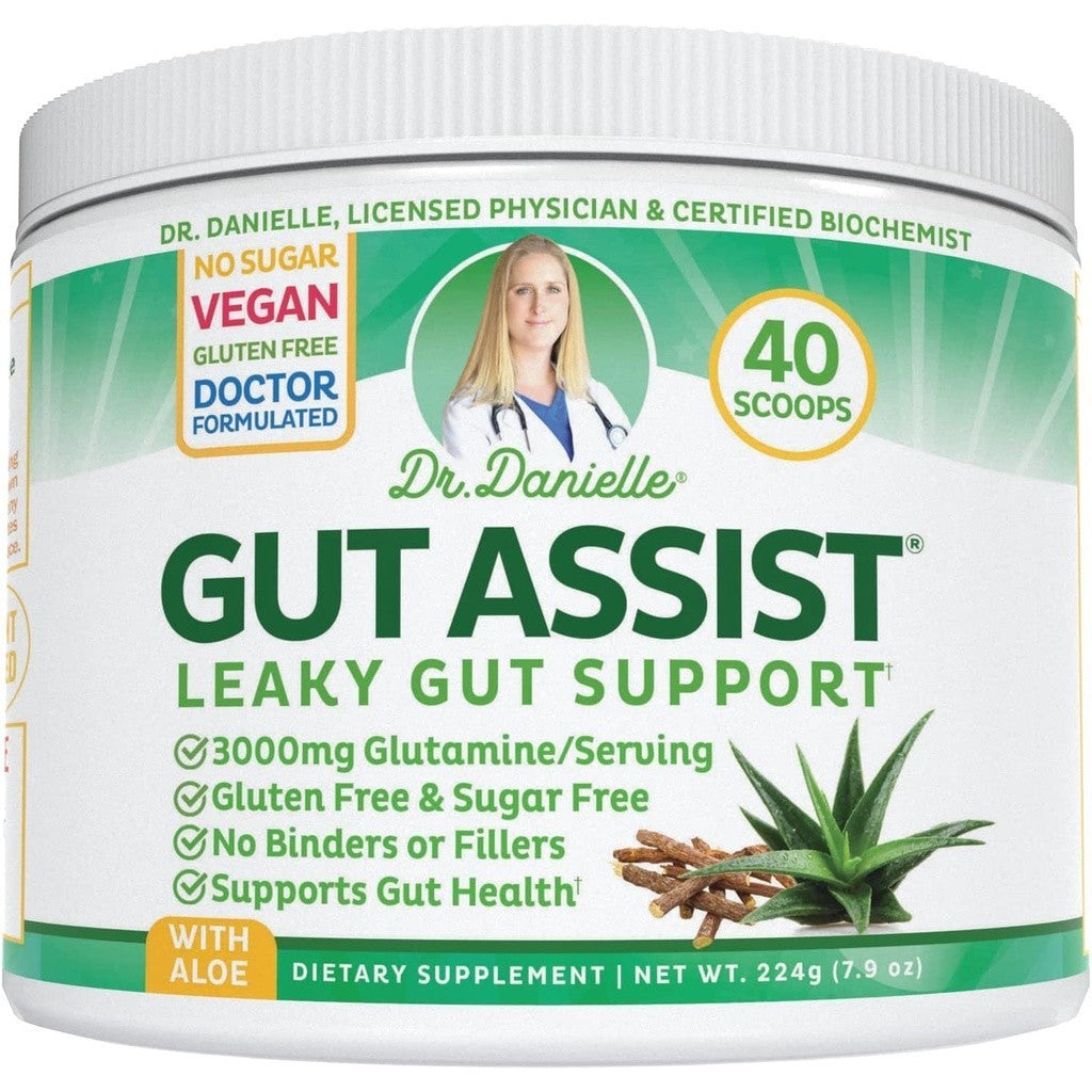 Dr. Danielle Gut Assist Leaky Gut Support with Aloe 40 Scoops, 7.9 Oz
