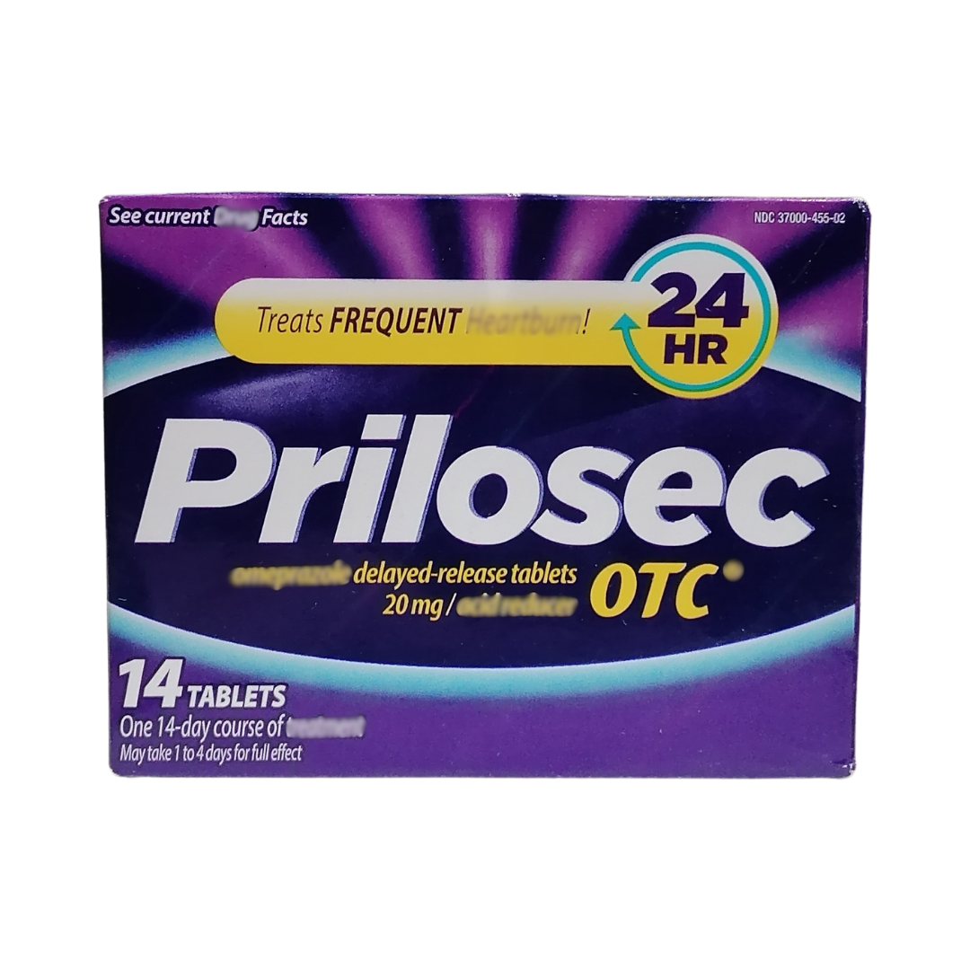 Prilosec OTC Acid Reducer, 14 Tablets