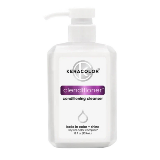 Keracolor Clenditioner Conditioning Cleanser, 12 fl.oz /355ml Gently Cleanse & Condition to Help Lock in Color and Shine
