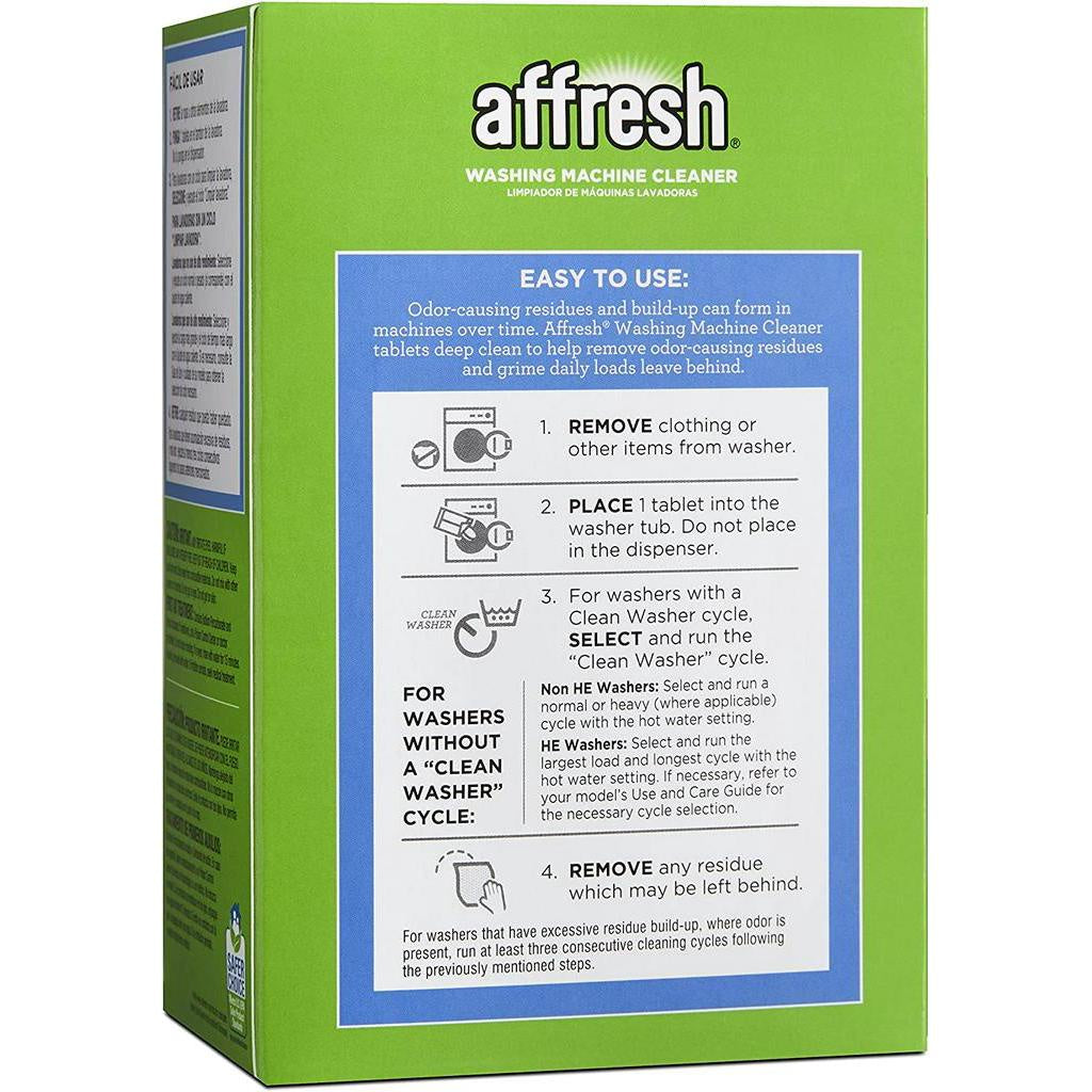 Affresh Washing Machine Cleaner, 6 Months Supply, 6 Tablets 8.4 oz / 240 g
