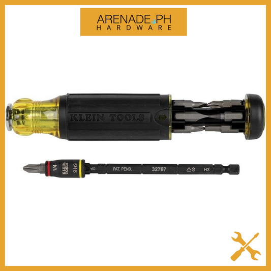 Klein Tools 14-in-1 HVAC Adjustable Screwdriver 3-in-1 Flip Socket 32304