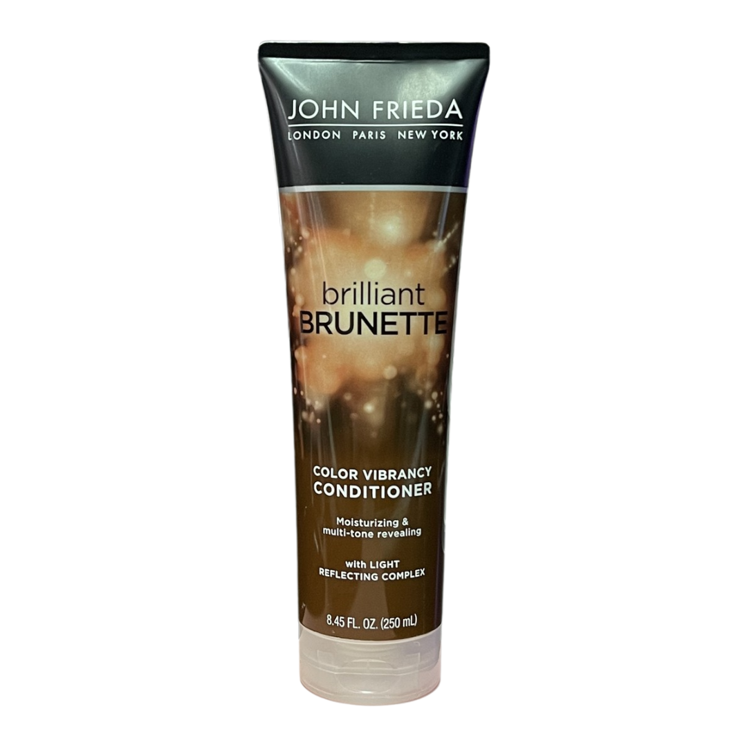 John Frieda Brilliant Brunette Color Vibrancy Conditioner, 8.45 oz / 250 ml