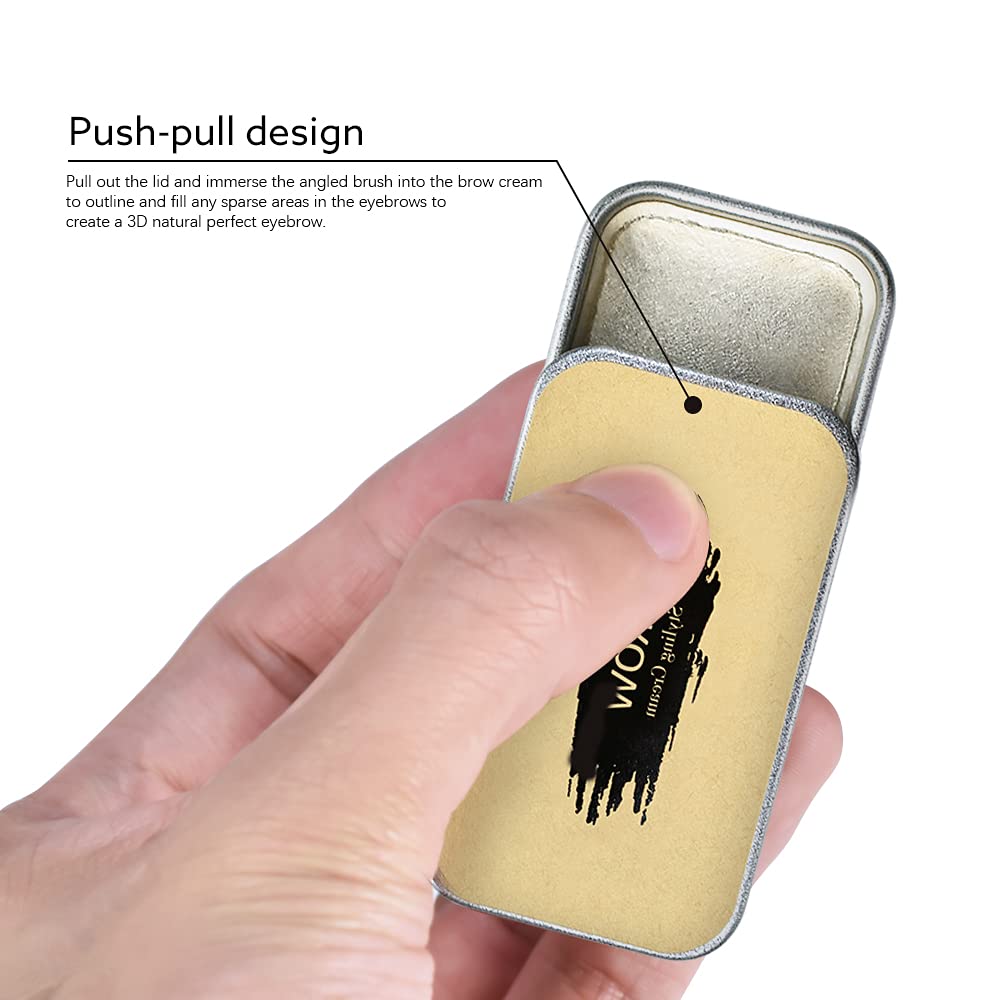 Ownest KYDA Eyebrow Soap Kit, Long Lasting Waterproof Brows Styling Soap, 3D Feathery Brows Makeup Balm