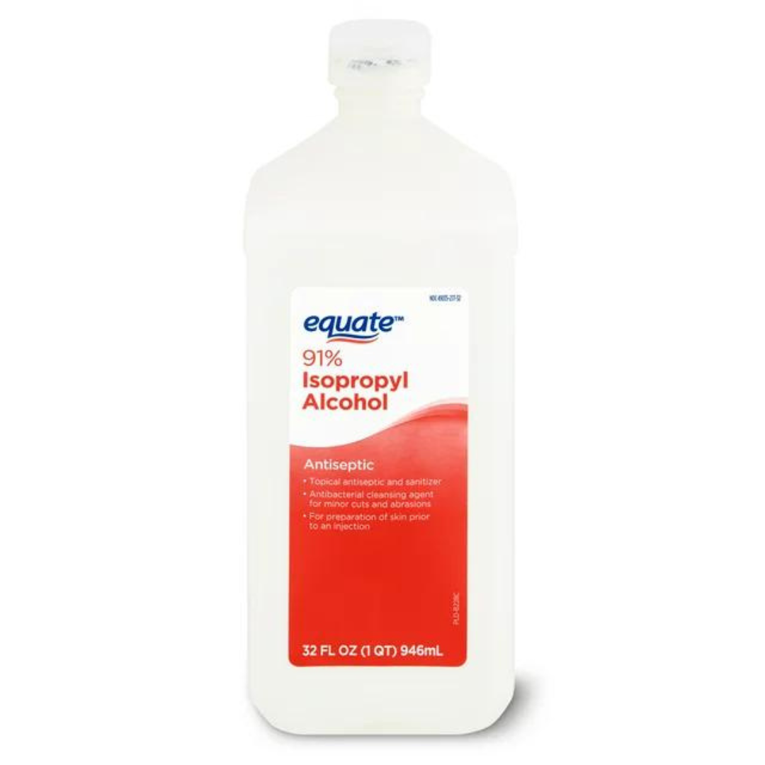 Equate 91% Isopropyl Alcohol Antiseptic - 32 fl oz / 946ml