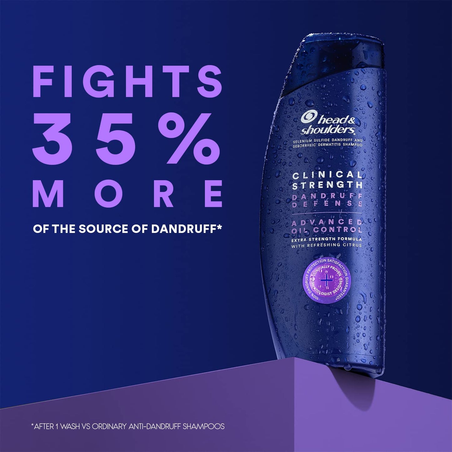 Head & Shoulders Clinical Strength Dandruff Defense Advanced Oil Contril 13.5 Fl oz / 400 mL