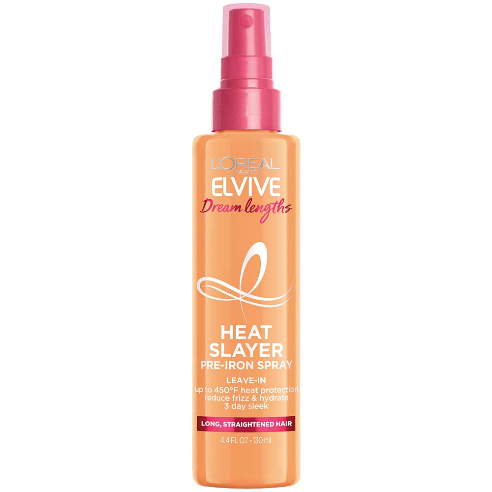 L'Oreal Paris Elvive Dream Lengths Heat Slayer Pre-Iron Spray Leave-In,130 ml
