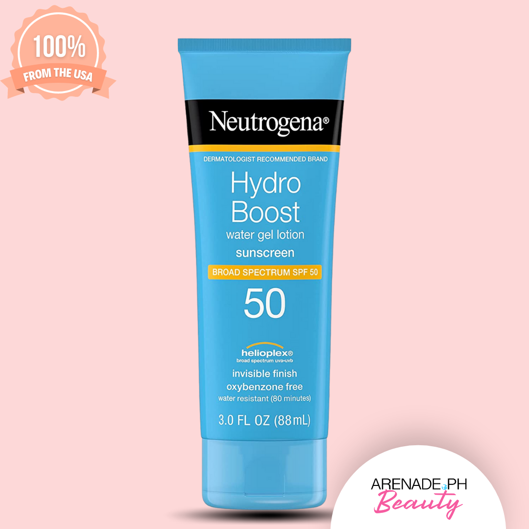 Neutrogena Hydro Boost Water Gel Lotion Sunscreen Invisible Finish Broad Spectrum SPF 50 - 88ml