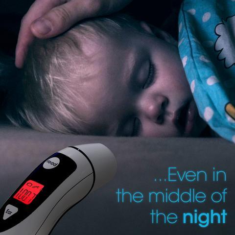 Medical Ear Thermometer with Forehead Function - iProven DMT-489 - Upgraded Infrared Lens Technology for Better Accuracy