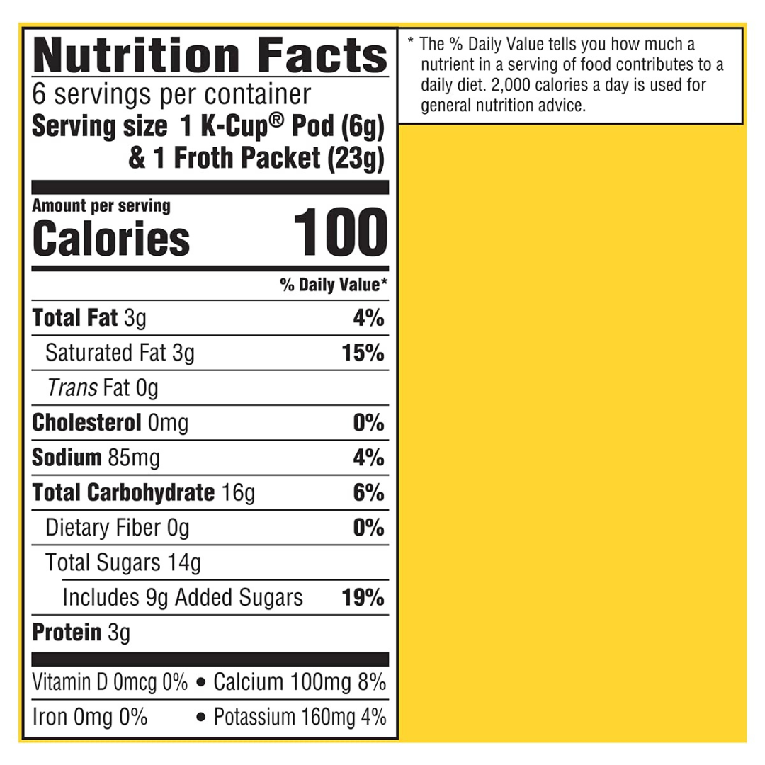 Gevalia Caramel Macchiato 2-Step K-Cup & Froth Packets, 6-Count