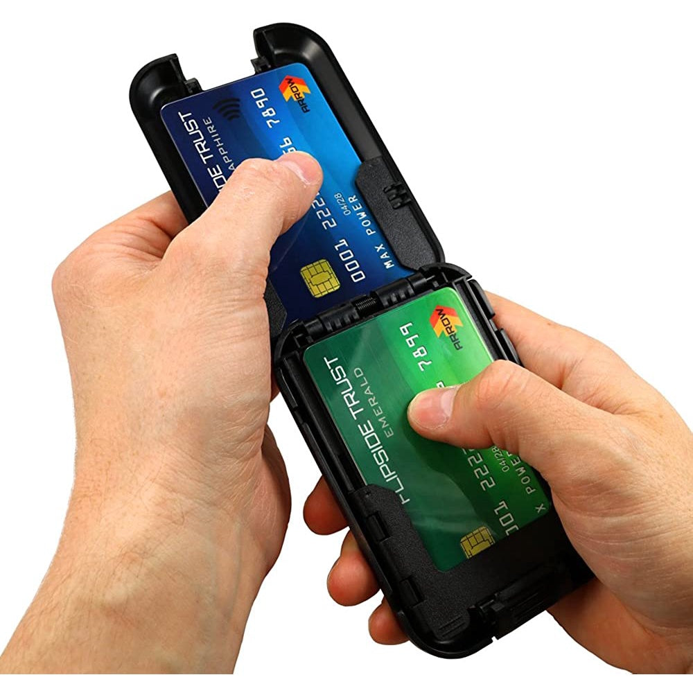 Flipside Wallet Flipside 4 RFID Blocking Wallet for Men with Removable Money Clip,