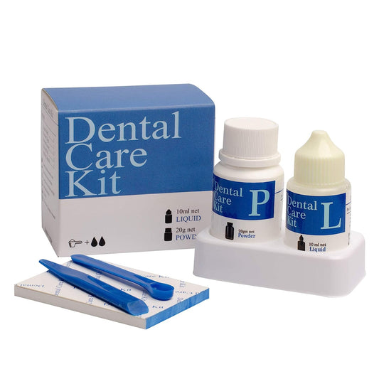 mastermedi Dental Care Kit Glue For Crown & Bridges Filing