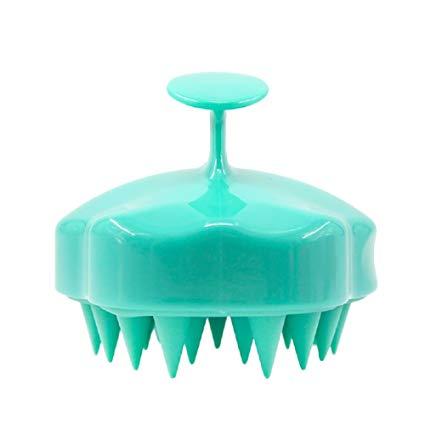 MaxSoft Hair Scalp Massager Shampoo Brush (Light Green)