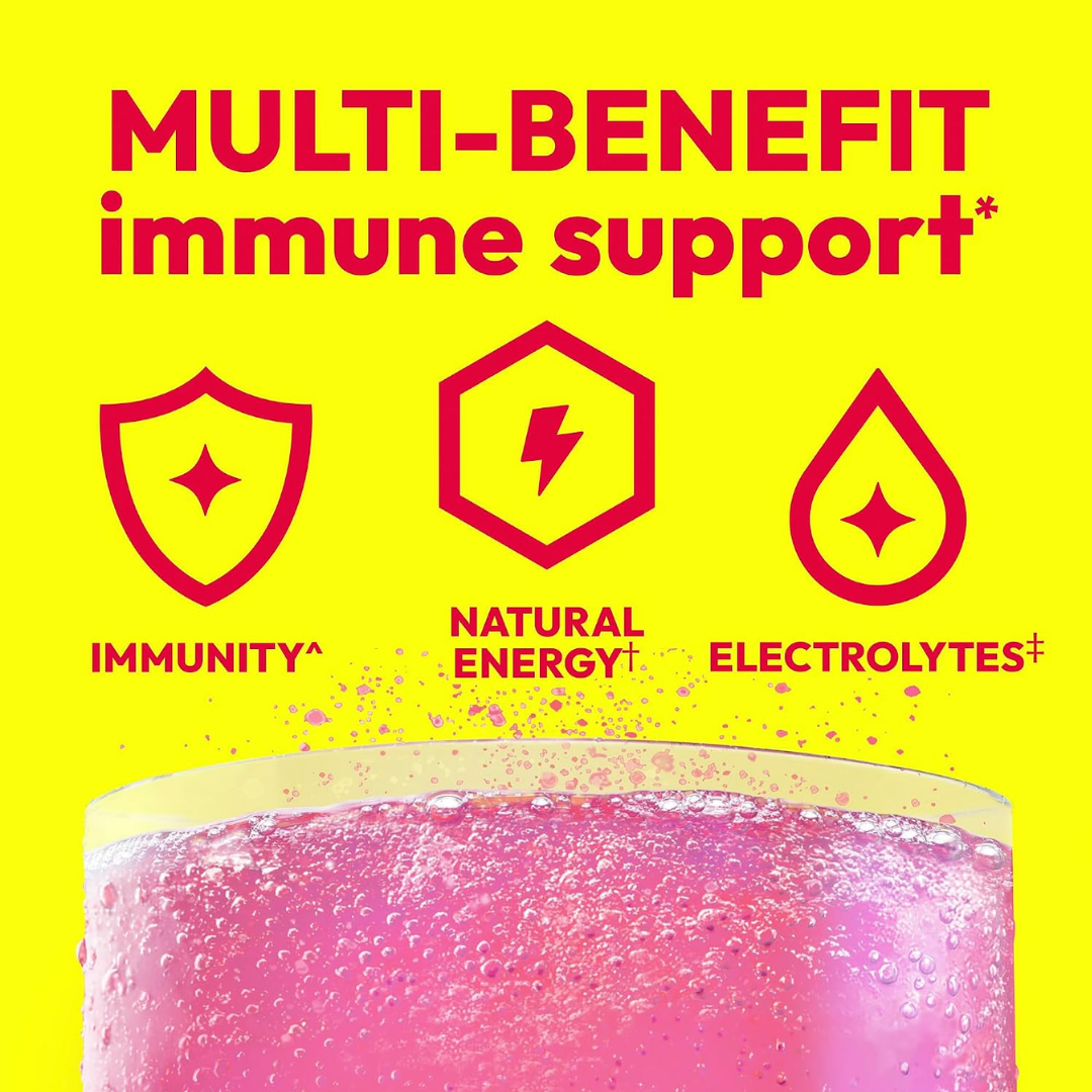 Emergen-C Vitamin C 1,000 mg Raspberry Powder, 0.32 oz / 9.1 g