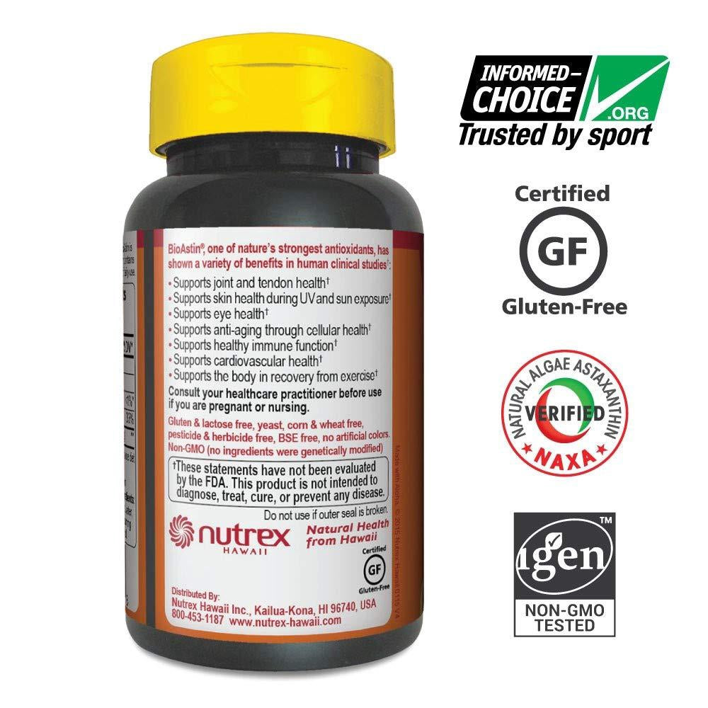 BioAstin Hawaiian Astaxanthin 25 Gel Caps (12 mg. each)