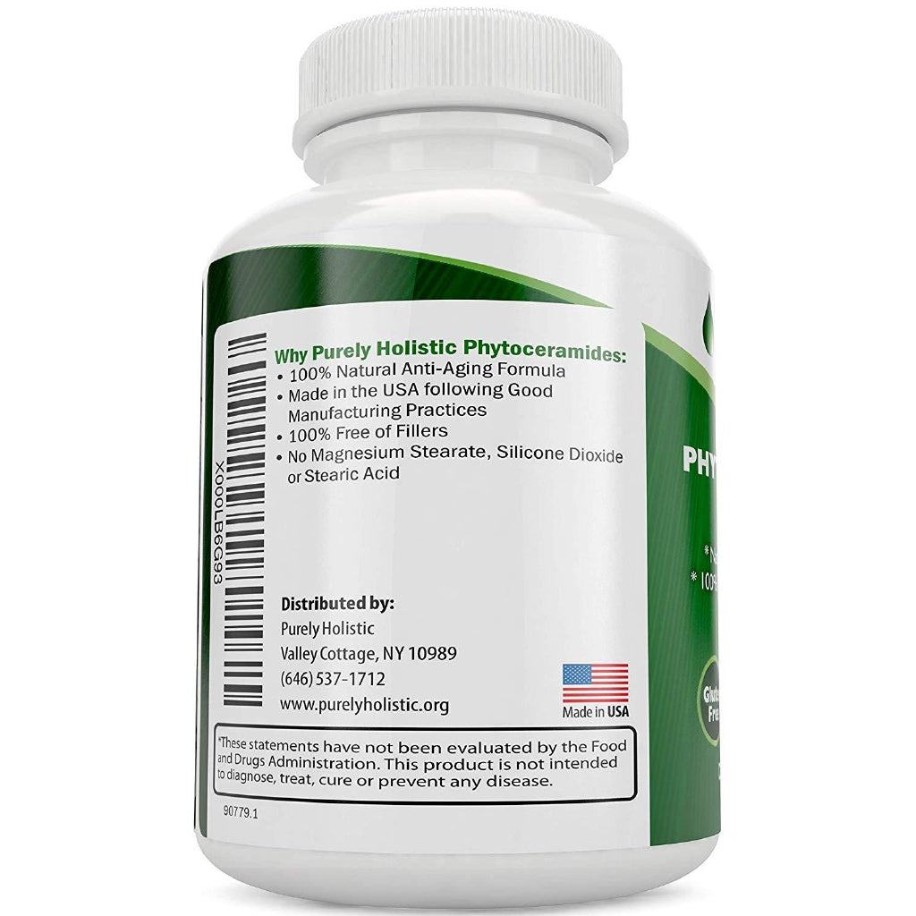 Purely Holistic Phytoceramides with Rice 60 Capsules