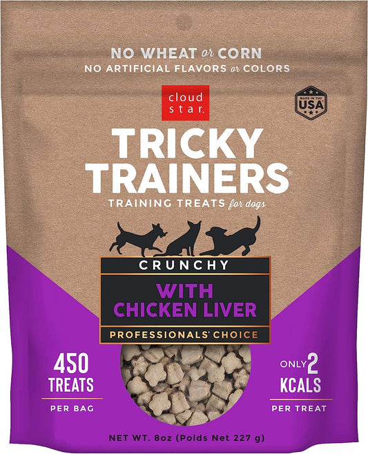 Tricky Trainers Crunchy with Chicken Liver 450 treats 227g