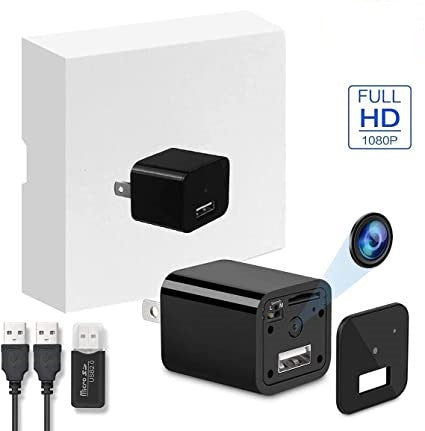 Mini Spy Camera Surveillance Charger 1080p with USB Full HD