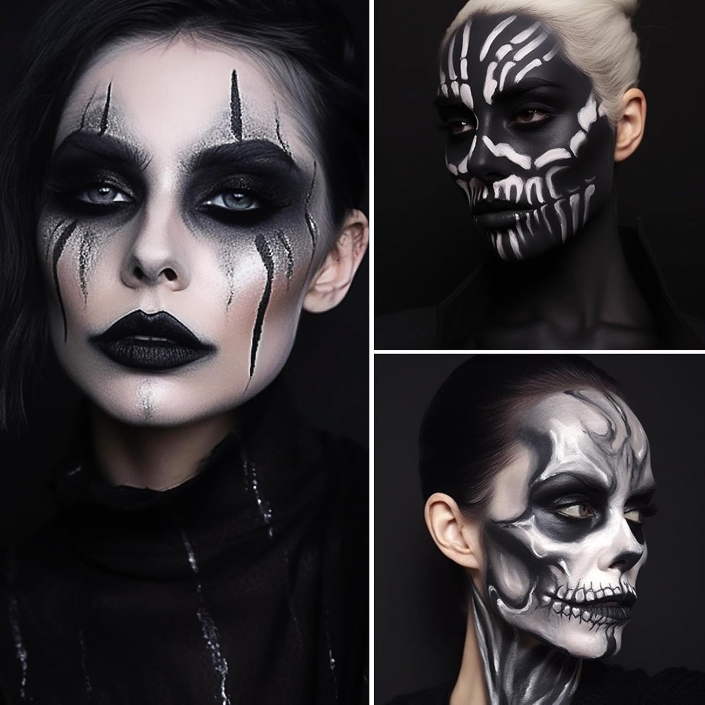 Badcolor Face and Body Paint Stick, 01 Black, 3 g / 0.10 oz.