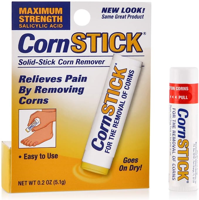 CornStick Solid-Stick Corn Remover Maximum Strength Salicylic Acid 0.2 Oz (5.1g)