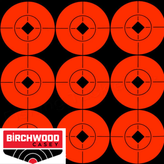 Birchwood Casey Self Adhesive Target Spots 90 - 2" (5cm) Targets 10 Sheets