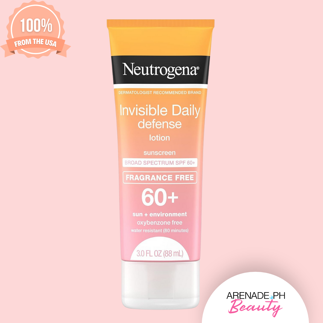 Neutrogena Invisible Daily Defense Sunscreen Lotion with Broad Spectrum SPF 60+