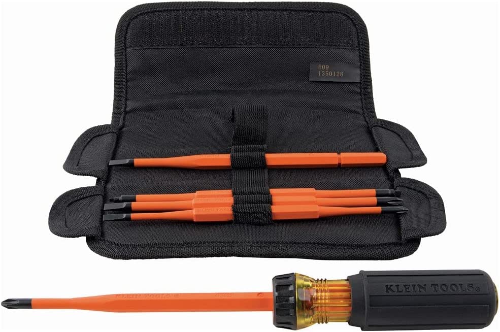 Klein Tools 8-in-1 Interchangeable Insulated Screwdriver Set 32288