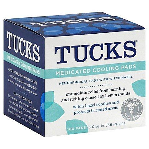 Tucks Medicated Cooling Pads 100 Pads (PACKAGING MAY VARY)