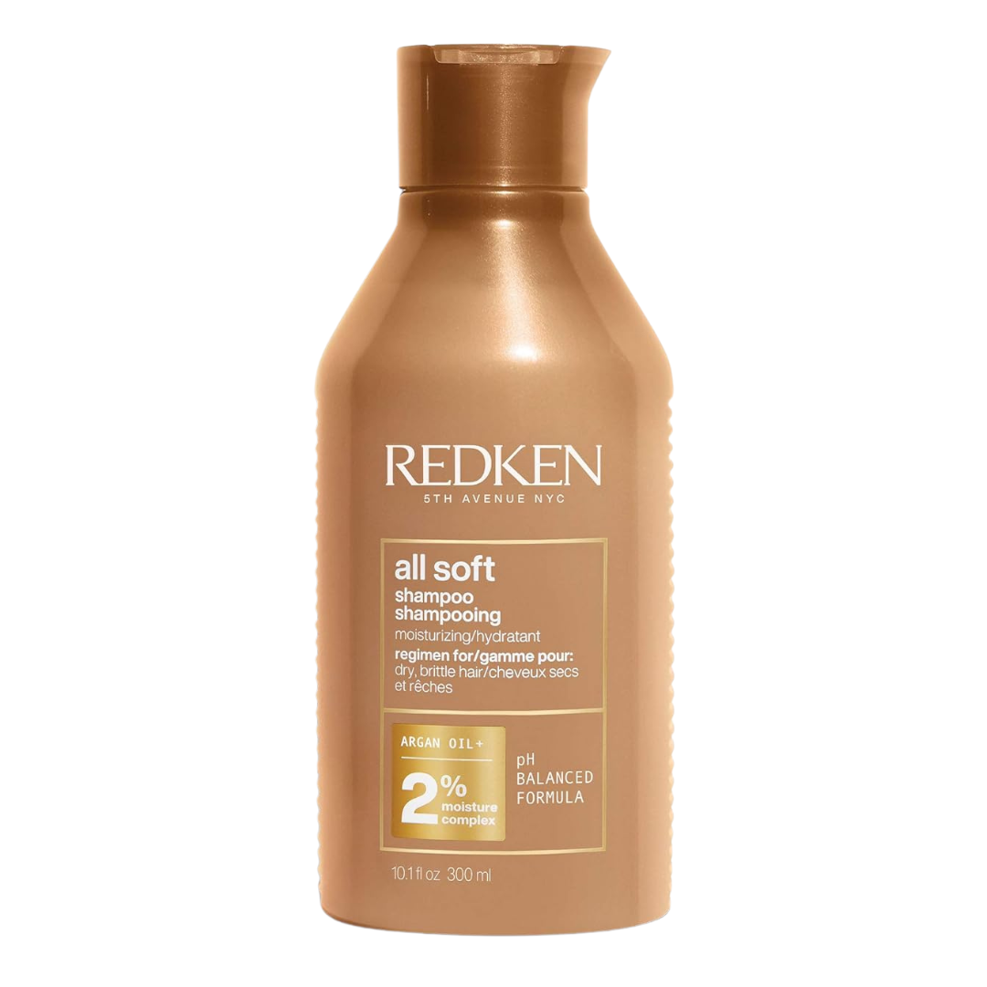 Redken All Soft Shampoo Argan Oil + 2% Moisture Complex 10.1 fl oz / 300ml