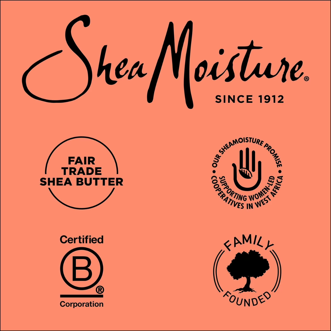 Shea Moisture Coconut & Hibiscus Curl & Shine Shampoo, 34 fl. oz. / 1 L
