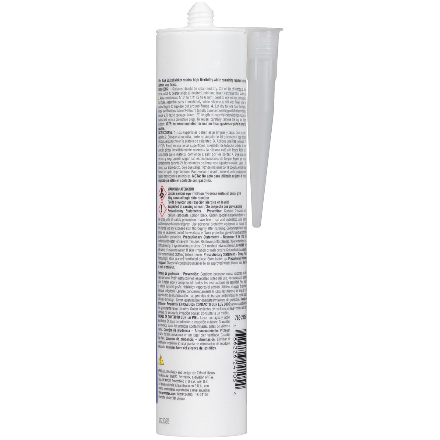 Permatex Ultra Black Gasket Maker Oil Resistant, 13 oz ( 24105 )