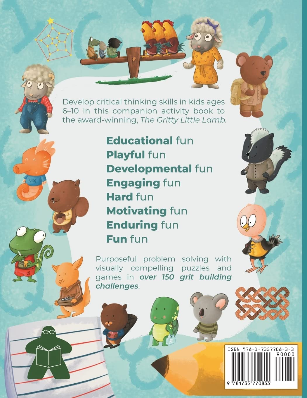 Logic Workbook for Gritty Kids, 150+ Activities