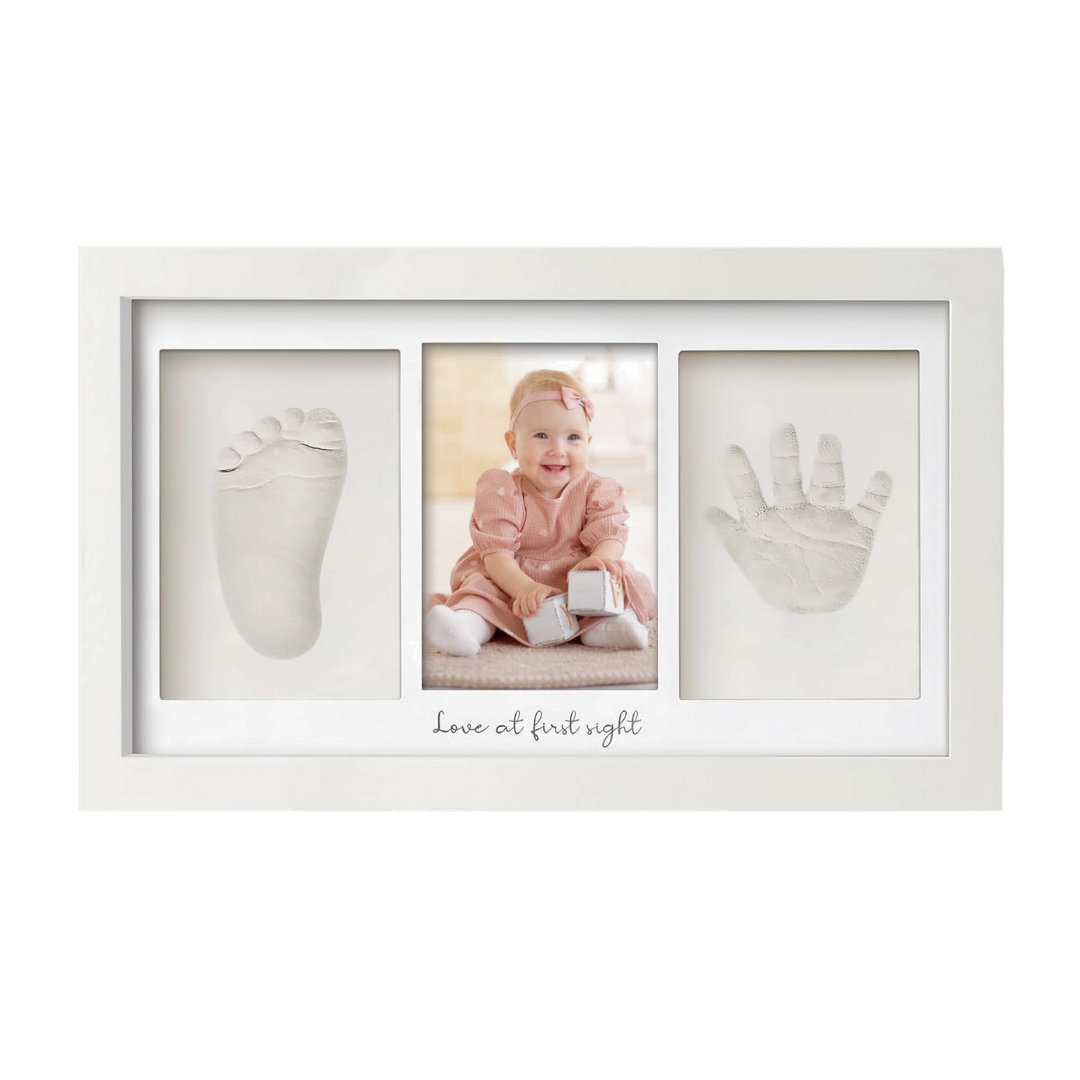 Keababies Duo Baby Handprint & Footprint Keepsake Frame