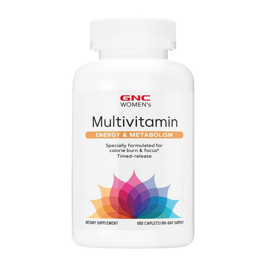 GNC Women's Multivitamin Energy & Metabolism Dietary Supplement, 180 Caplets