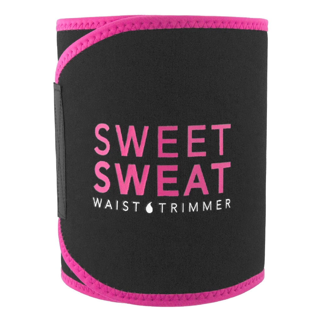 Sweet Sweat Sports Research Waist Trimmer (Pink)  for Men & Women Size Small 8" width x 35" length