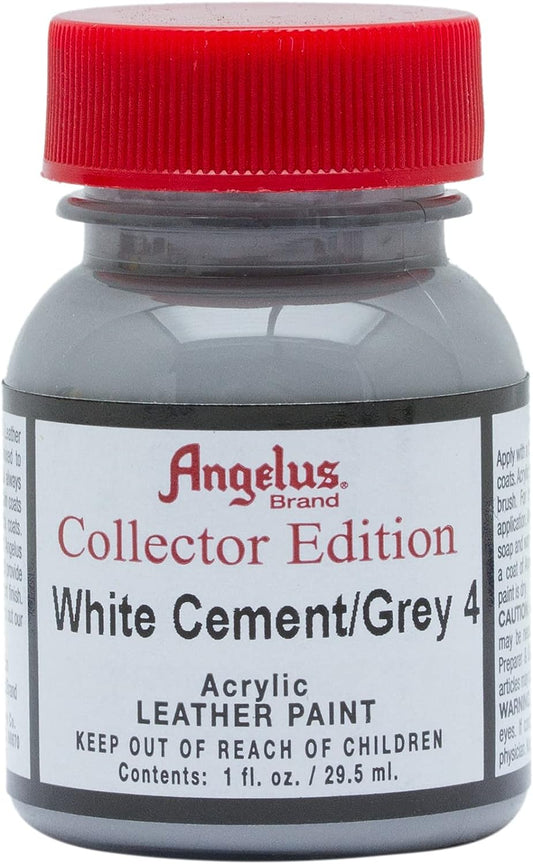 Angelus Collector Edition White Cement/Grey 4 Leather Paint 1fl.oz/29.5ml