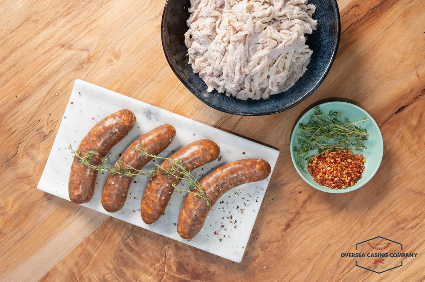 Oversea Casing Natural Hog Casings for Sausage 8 oz (227 g)