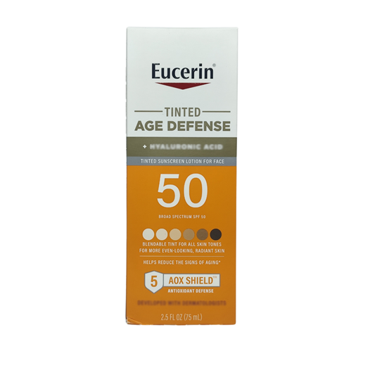 Eucerin Age Defense Sunscreen Lotion SPF 50, 2.5 oz / 75 ml
