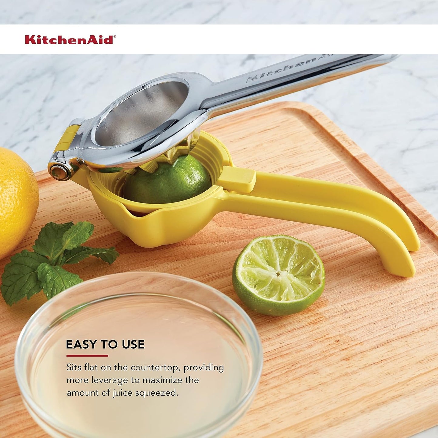 KitchenAid Citrus Juice Press Squeezer For Lemons And Limes, 1 Count