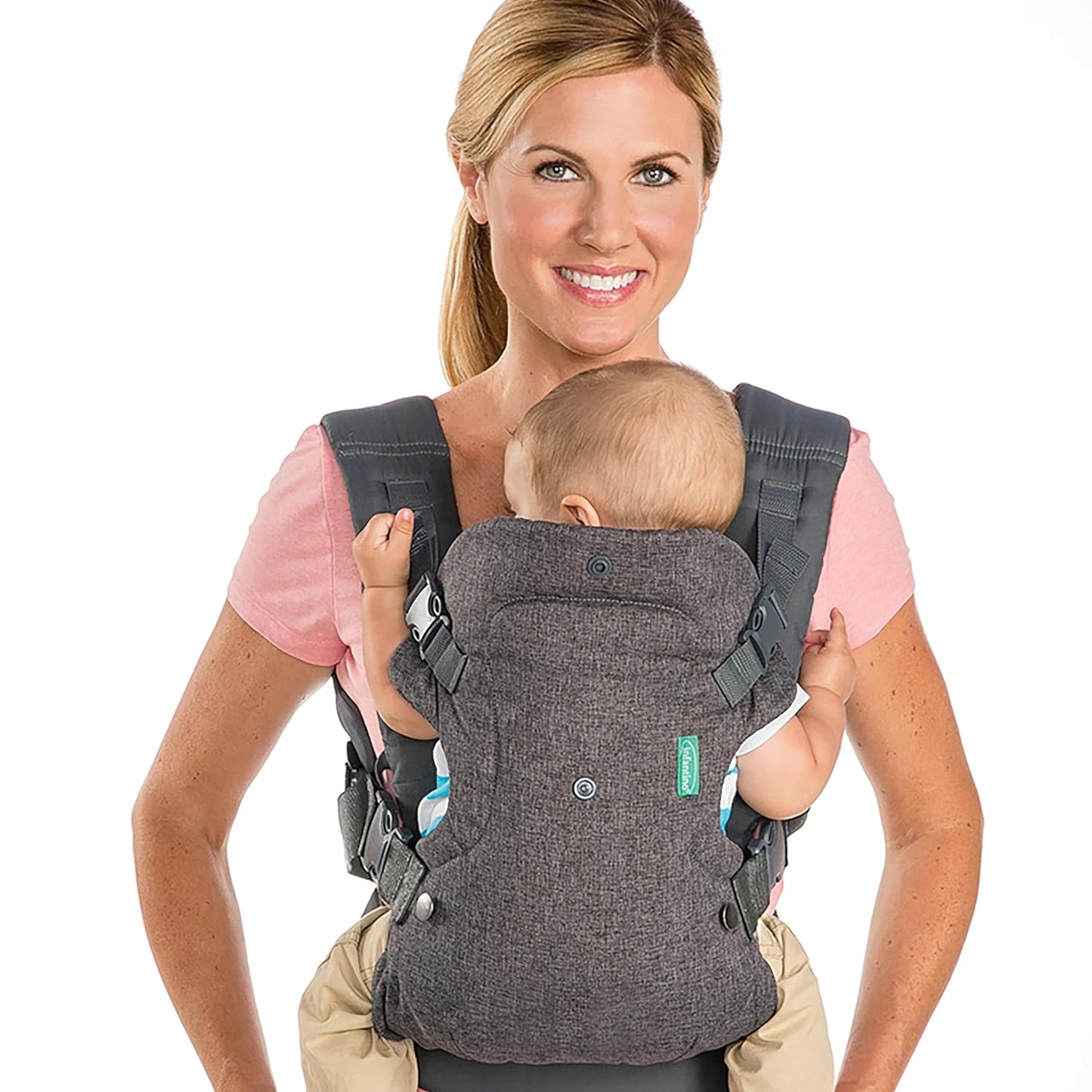 Infantino Flip Advanced 4-in-1 Carrier for Newborns And Older Babies 8-32 lbs