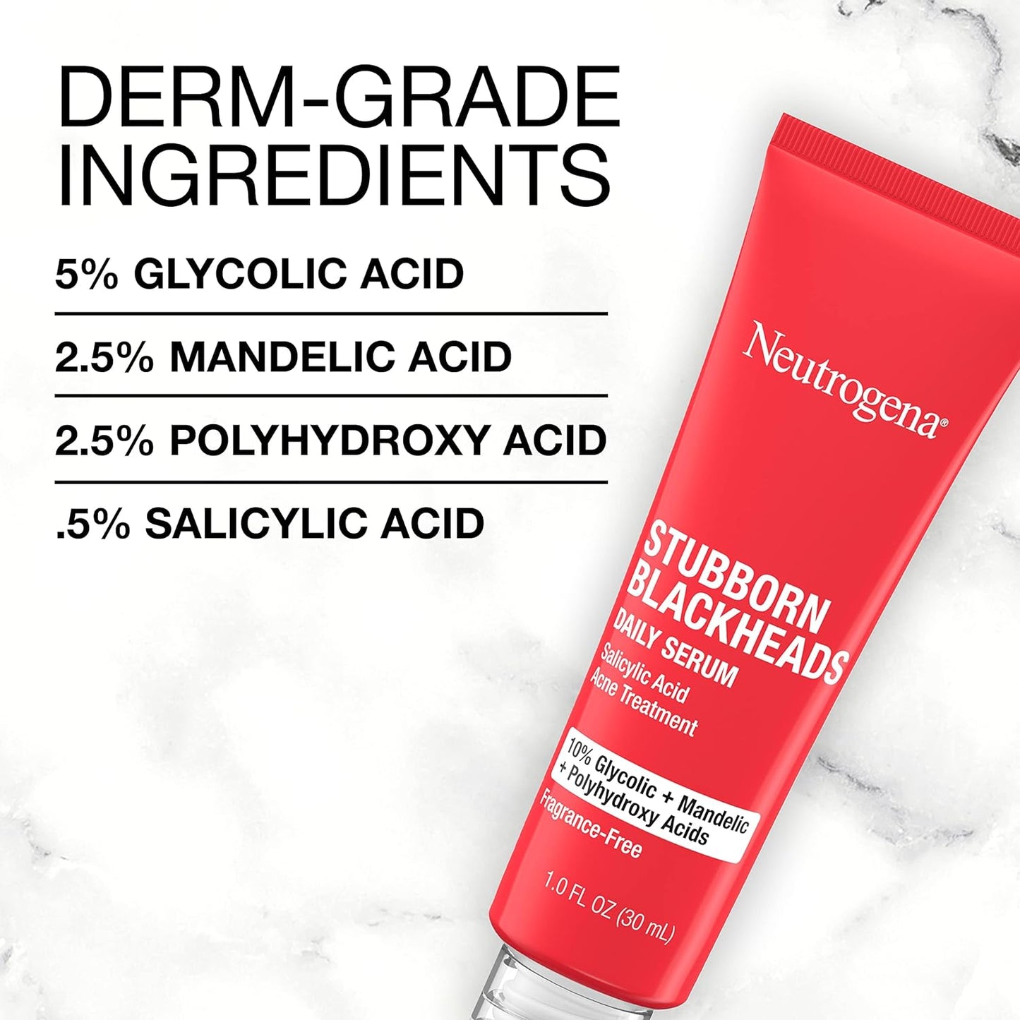 Neutrogena Stubborn Blackheads Daily Serum Acne Treatment 30ml