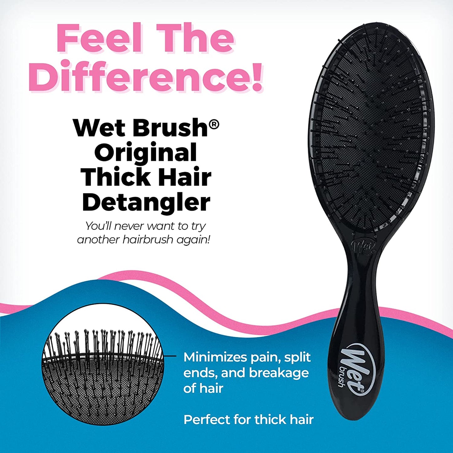 Wet Brush Ultra - Soft IntelliFlex Bristles Glide Through Tangles For All Hair Types