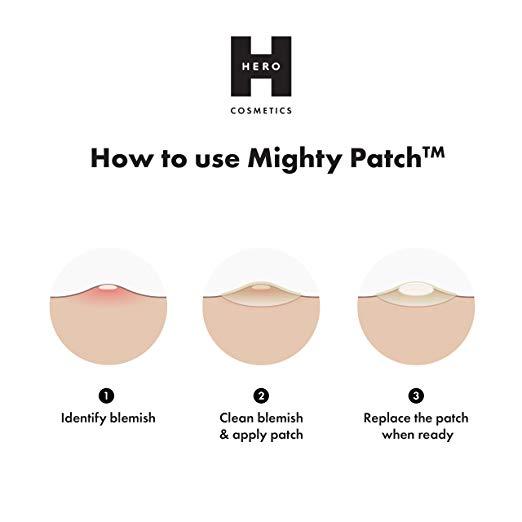 Mighty Patch Original, Hydrocolloid Acne Pimple Patch Spot Treatment (36 count)