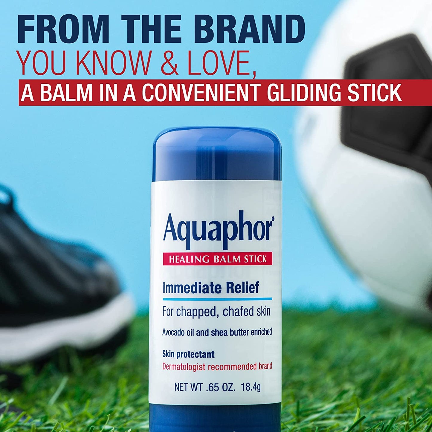 Aquaphor Healing, Balm Stick Immediate Relief Skin Protectant - 18.4g / 0.65 oz