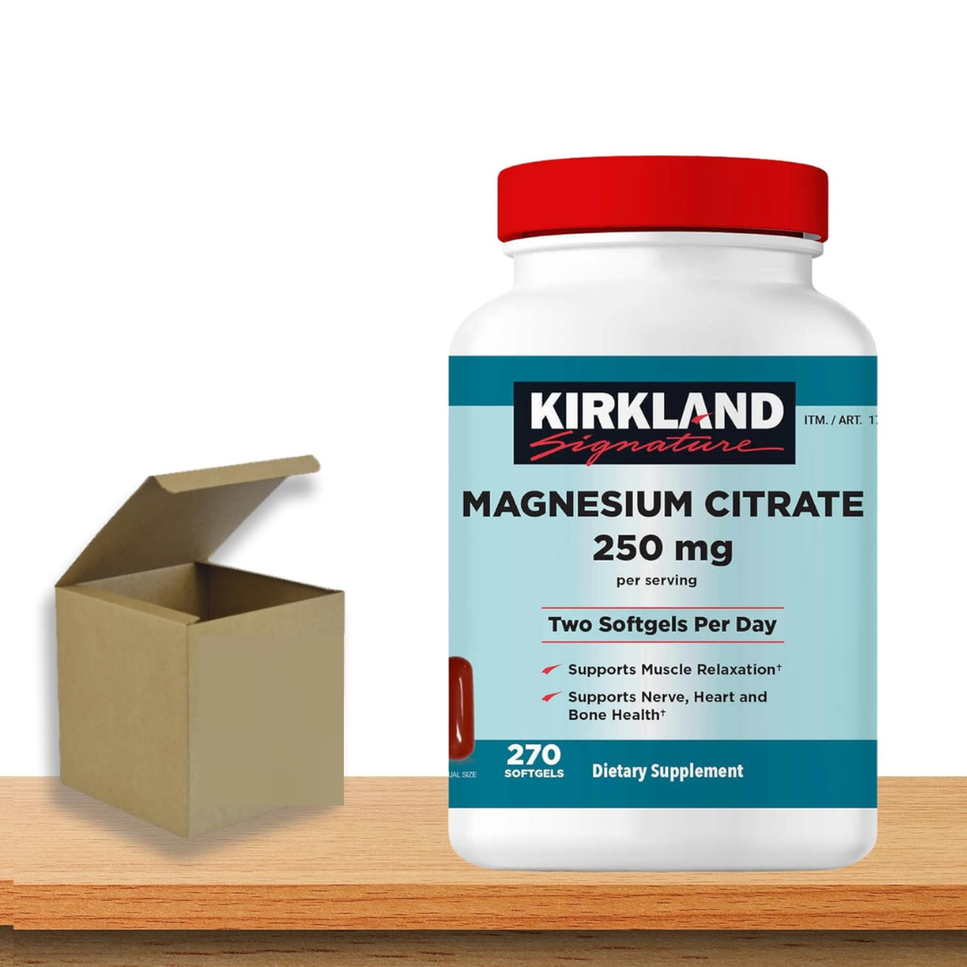 Kirkland Signature Magnesium Citrate 250mg 270 Softgels