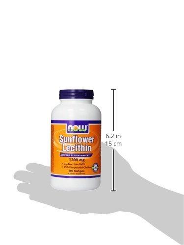 Now Sunflower Lecithin 1200 Mg-200 Softgels